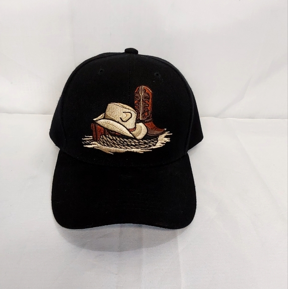 COWBOY HAT BOOTS ROPE BASEBALL CAP HAT - Picture 7 of 11